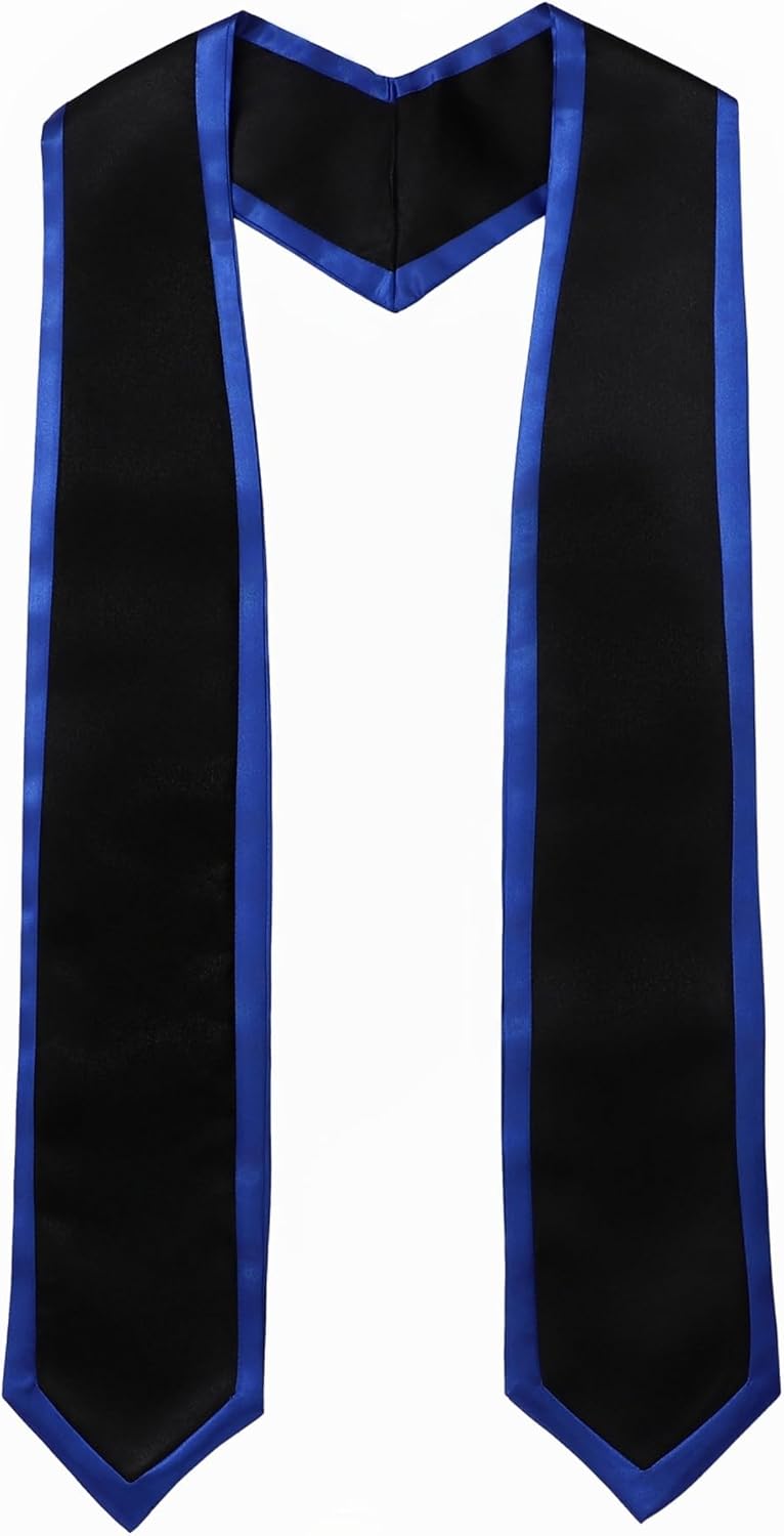 FtyFty Unisex Adult Graduation Honor Stole Classic End With Trim 72" Long - Image 1